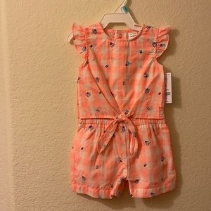 brand new carters baby girl romper